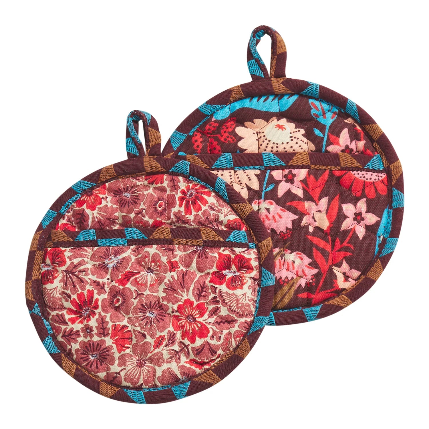 Magnolia Pot Holders - Set of 2