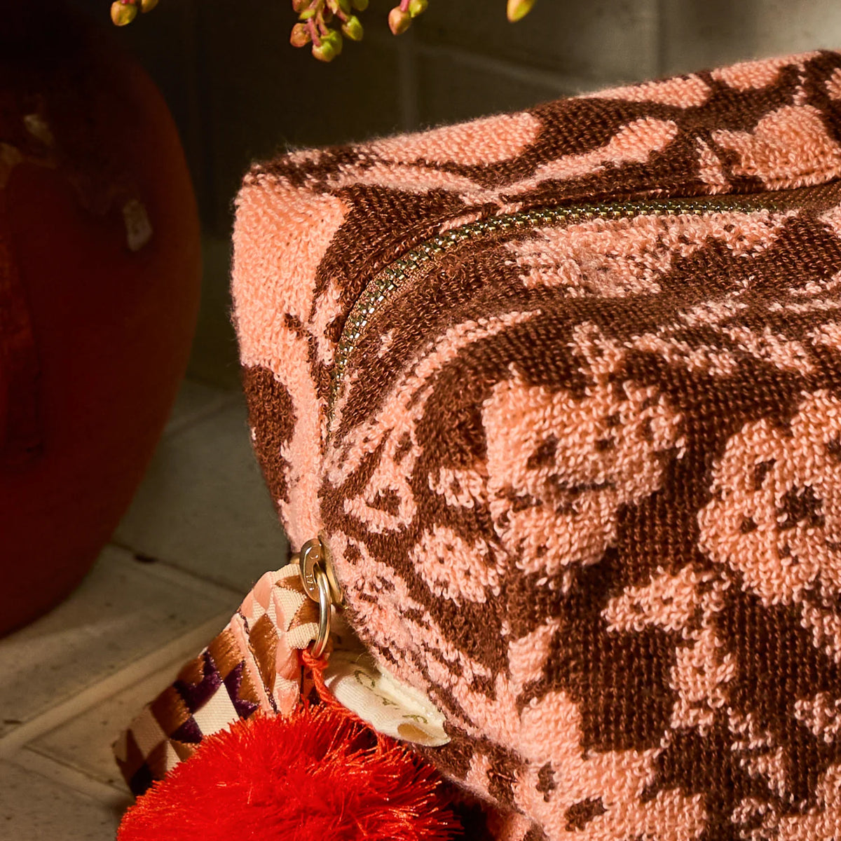Indiana Terry Pouch - Carnelian - Large