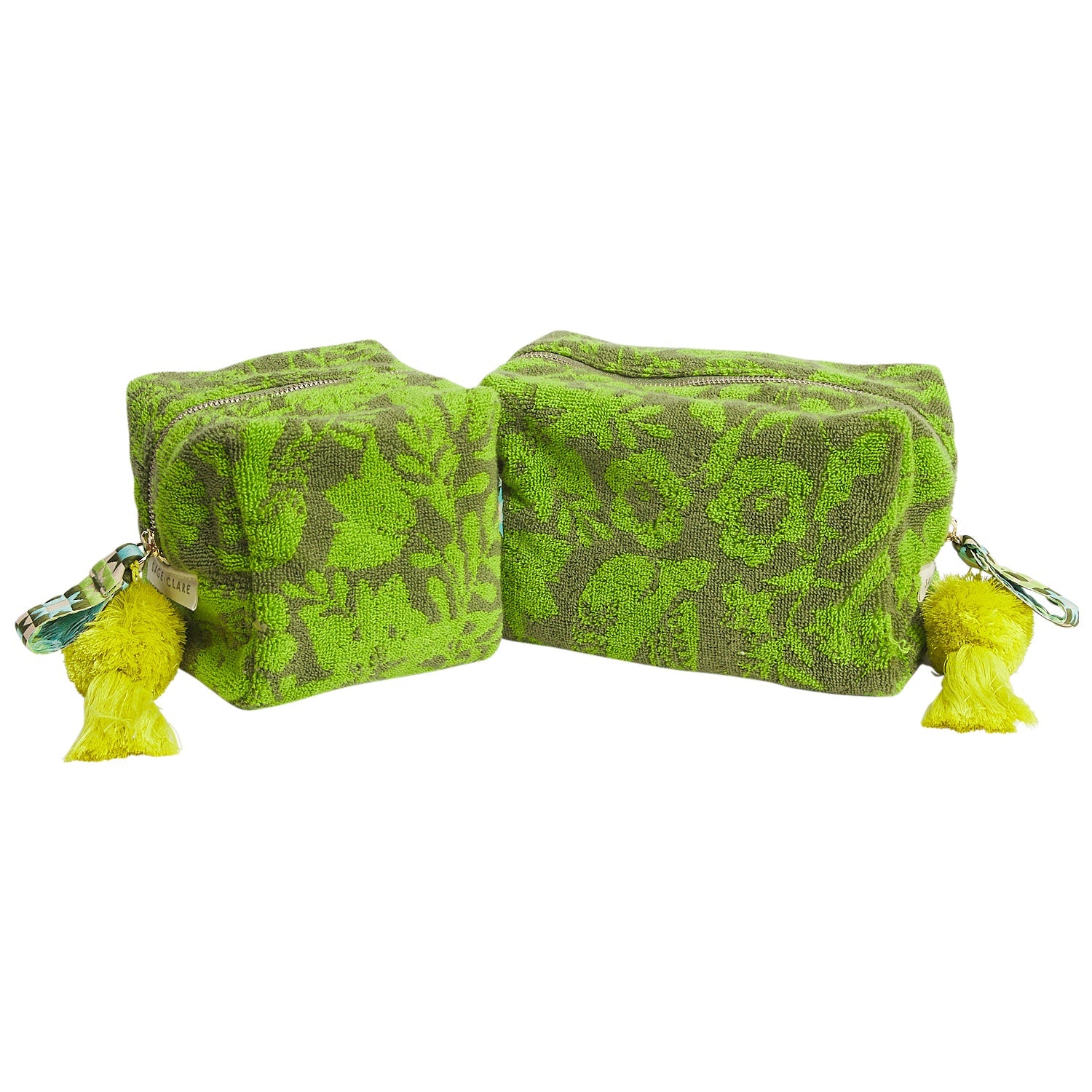 Indiana Terry Pouch - Cactus Green  - Small