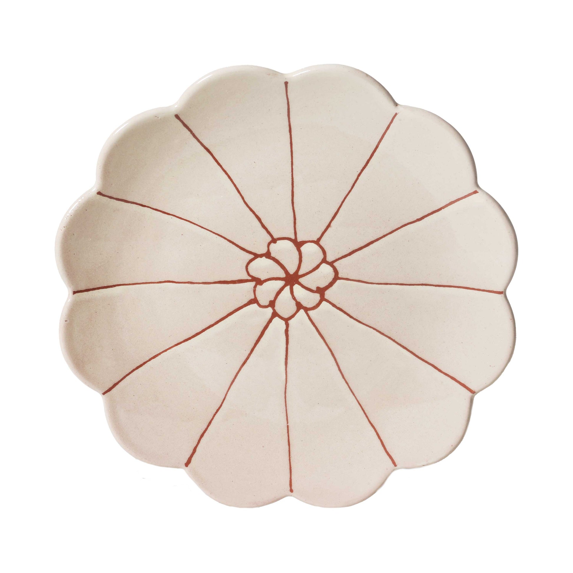 Plate - 18cm Spinning Flower - June's Daisy