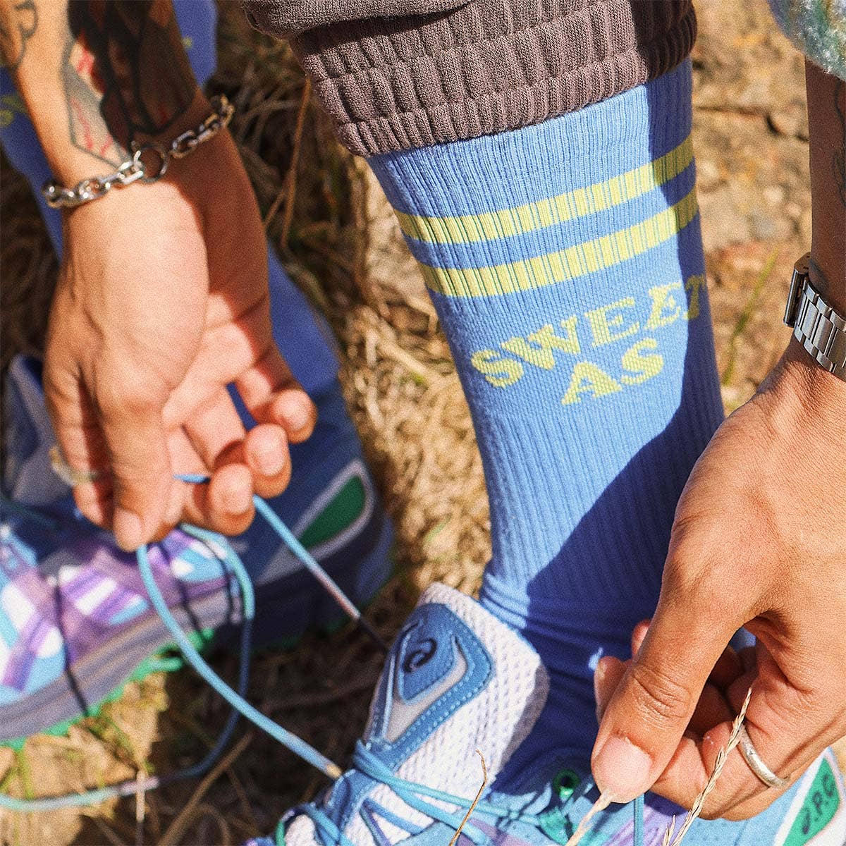 Sweet As Socks in Blue