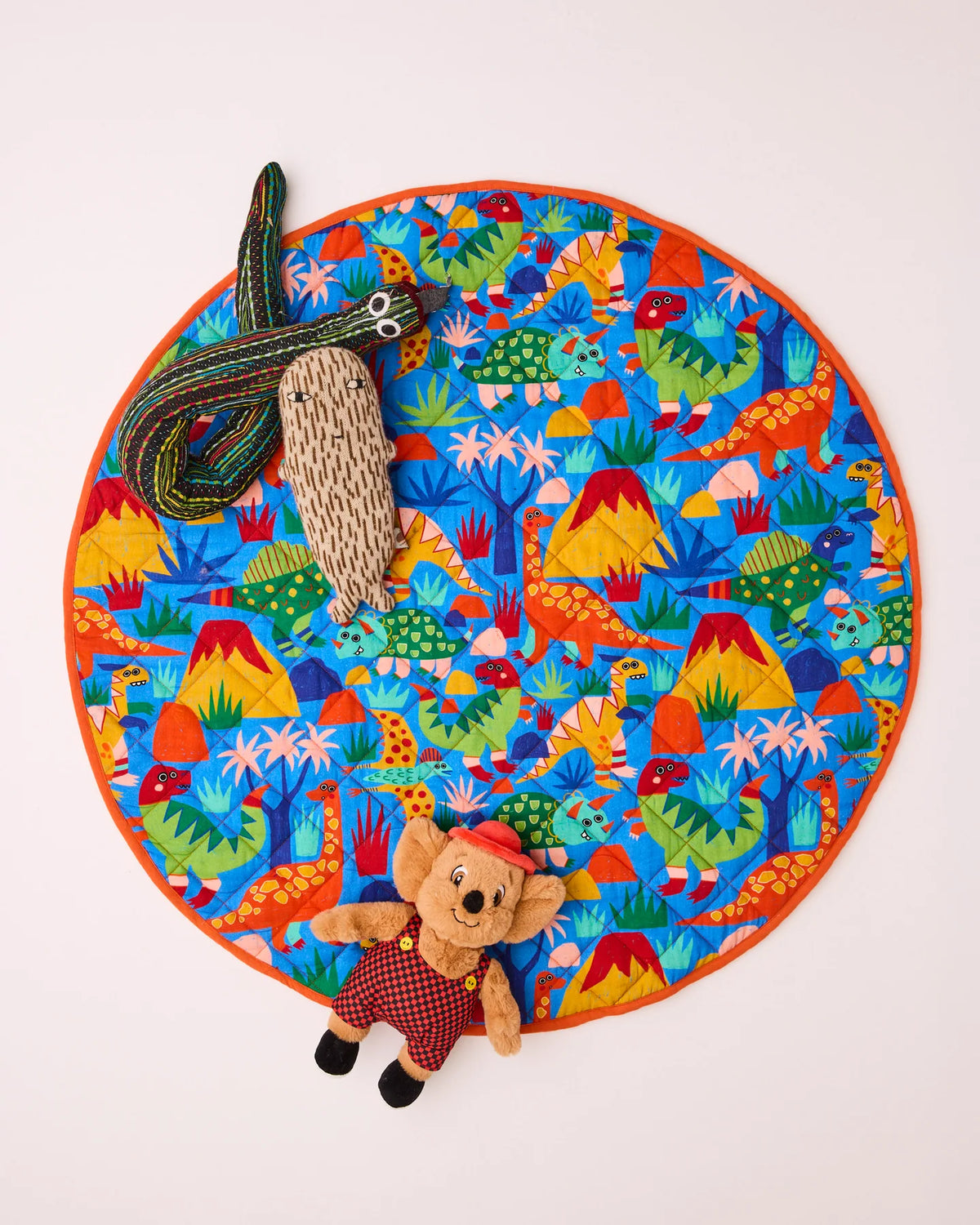 Dinosaur Roar Quilted Baby Play Mat