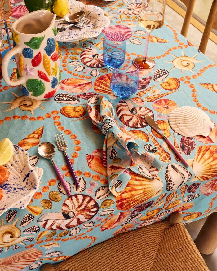 Costa Blue Tablecloth Rectangle - Standard