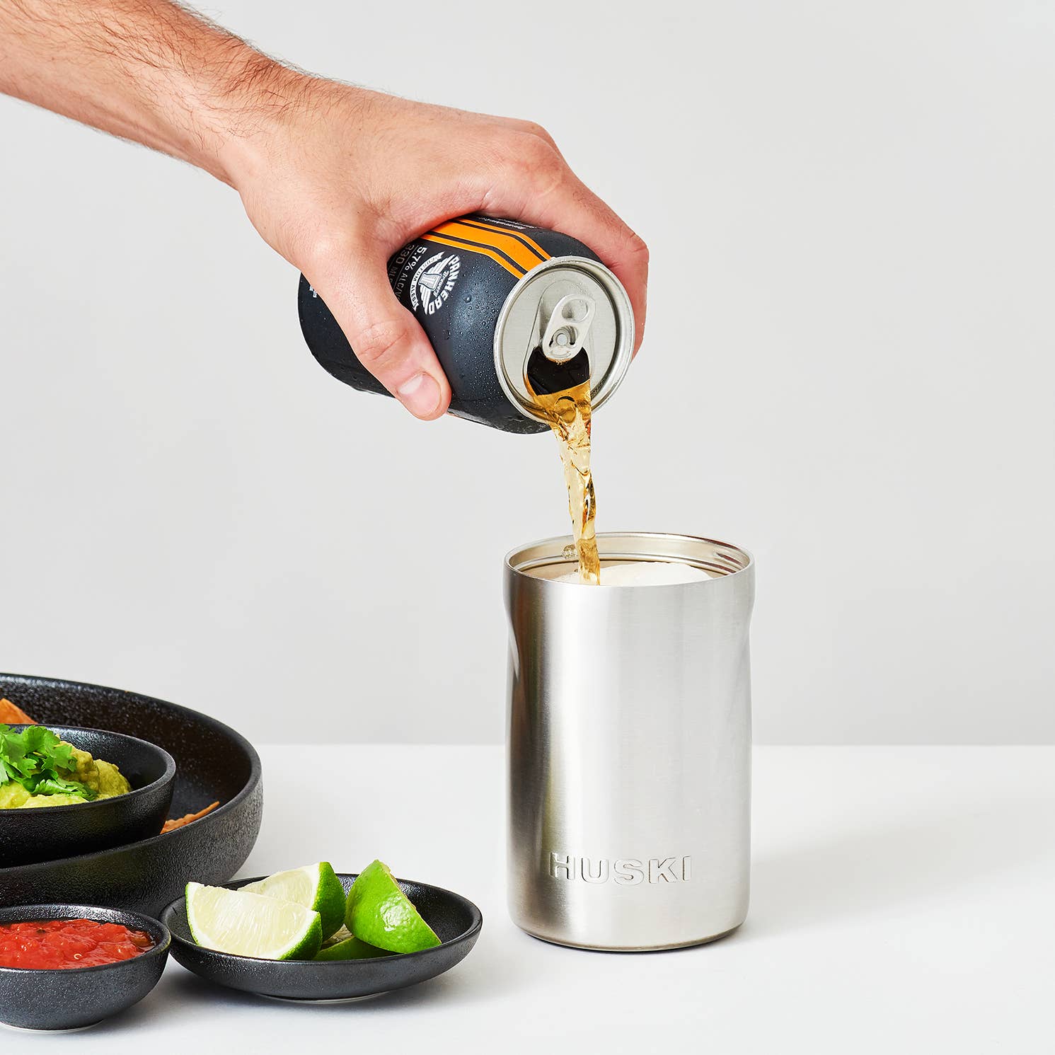 Huski Beer Cooler 2.0 - Stone Grey
