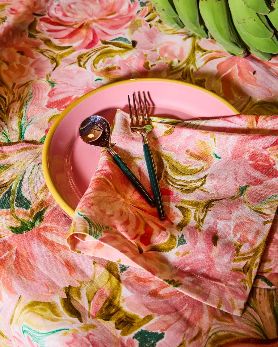 Warm Floral Breeze Rectangular Tablecloth - Standard