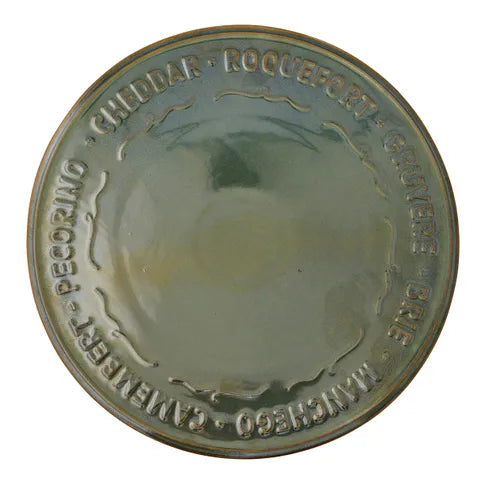 Loire Ceramic Cheese Platter 36cm Olive