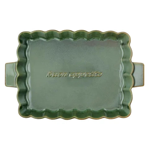 Toscana Ceramic Baker 42x27x6.5 - Olive