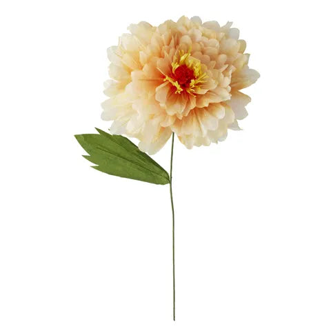 Dahlia Paper Flower - Yellow