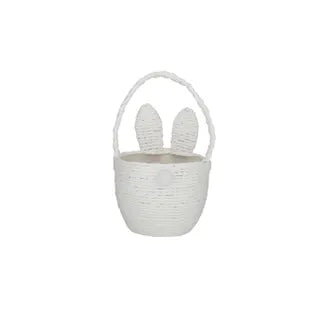 Bunny Basket - White