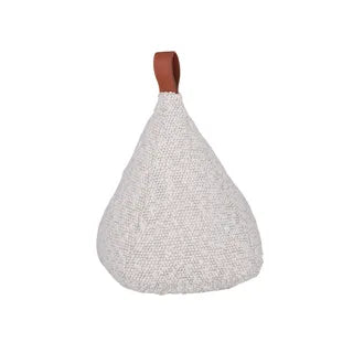 Cate Boucle Door Stop - Ivory