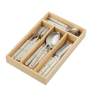 Remy 24pc S/S Cutlery Set - Ivory