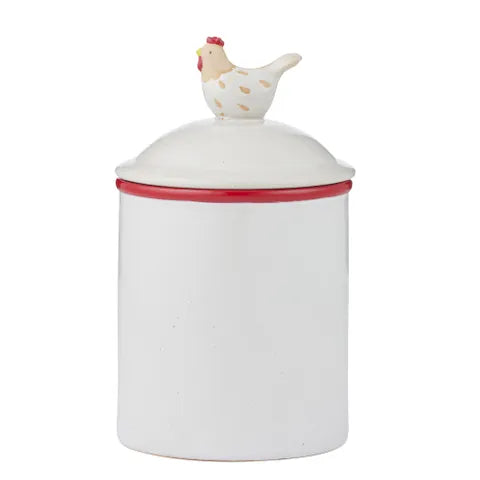 Charlie Chook Ceramic Canister 11.5x20cm