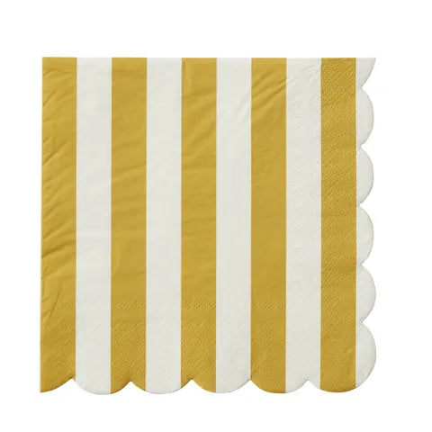 Napkins - Carnival - Mustard