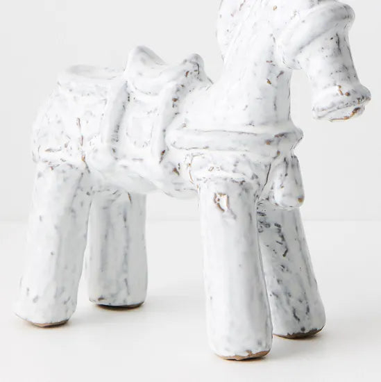 Horse Indiana Object - White