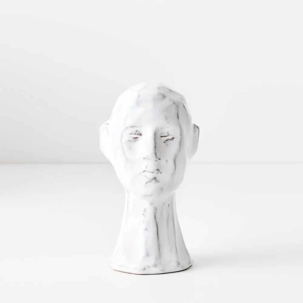 Lettie Head Object Small - White