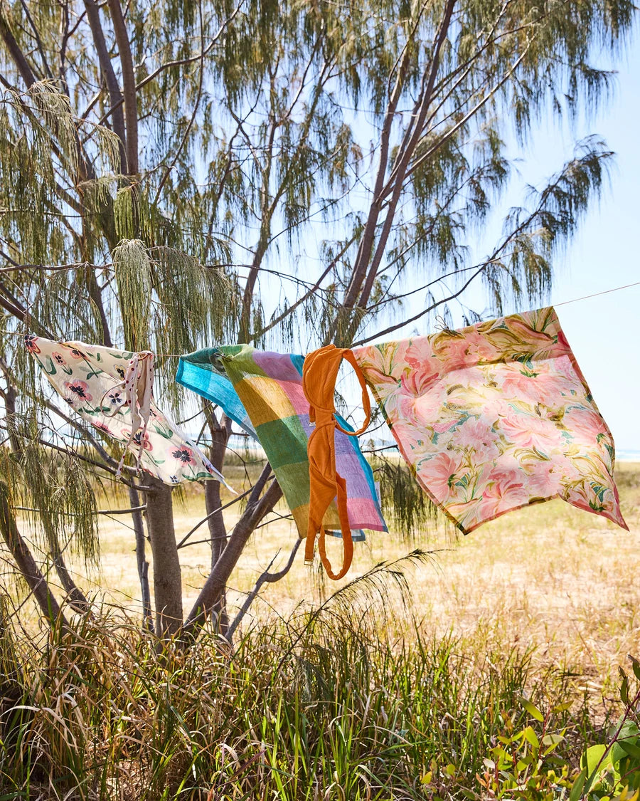 Warm Floral Breeze Apron