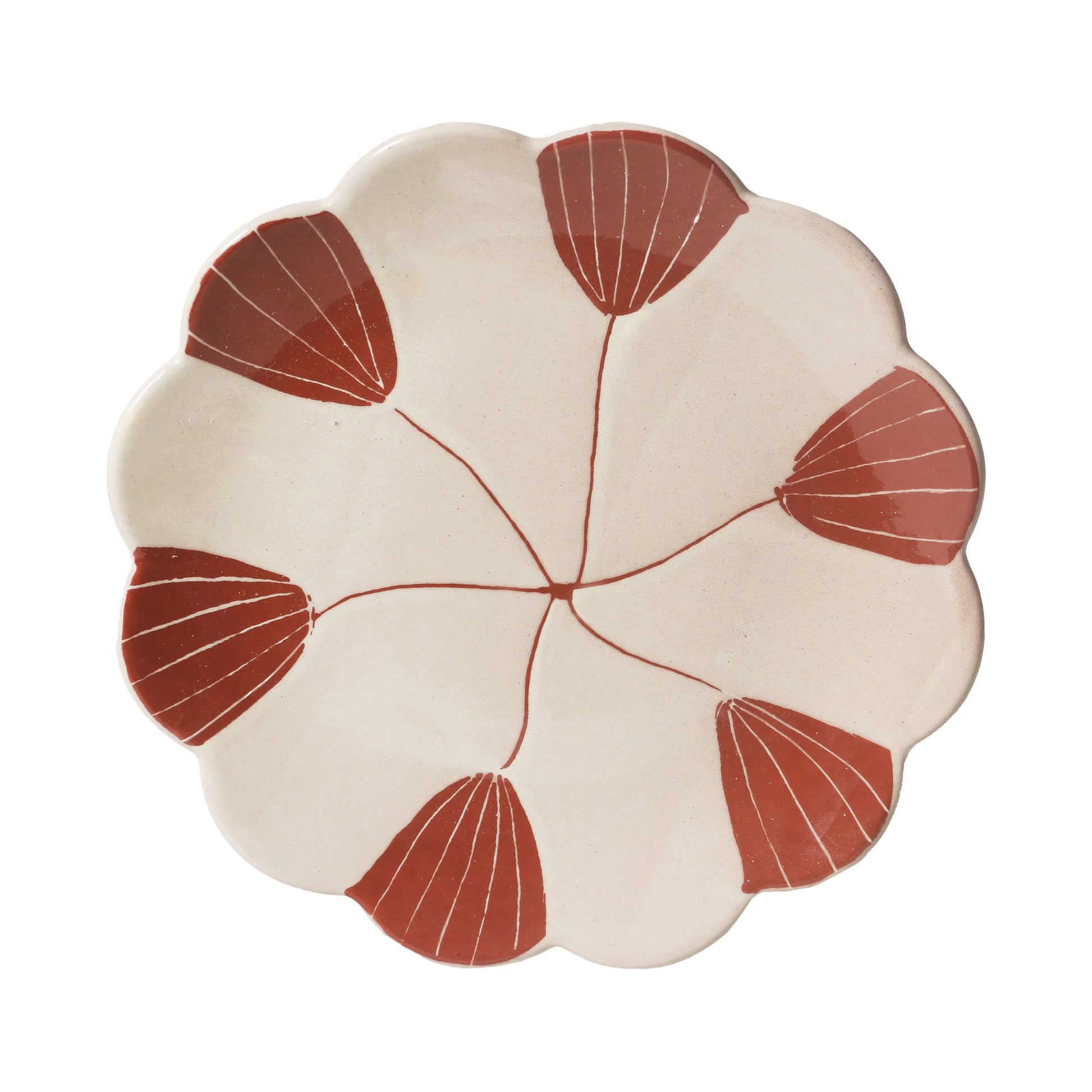 Plate - 18cm Fan Flower - June's Daisy