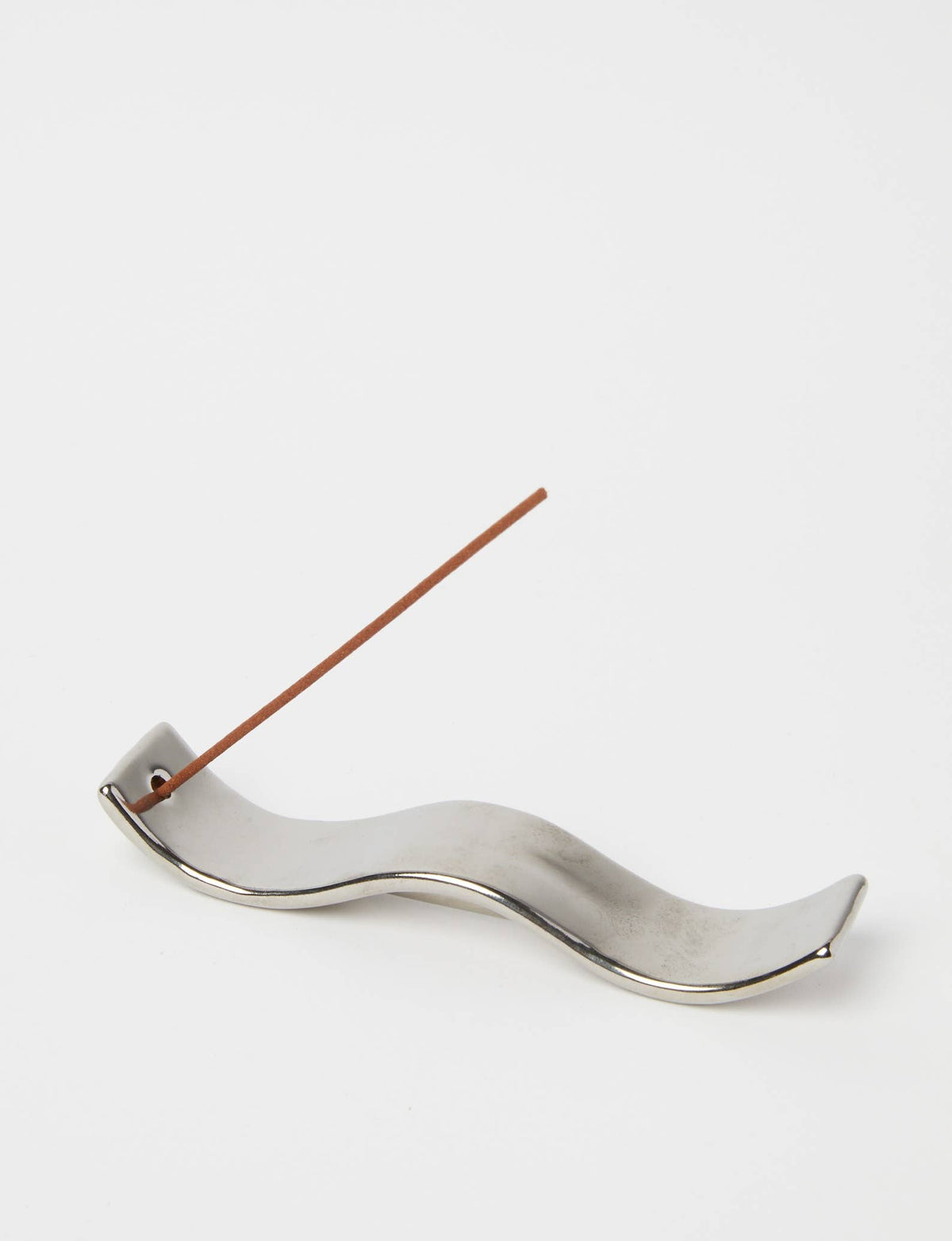 Ceramic Wave Holder - Silver
