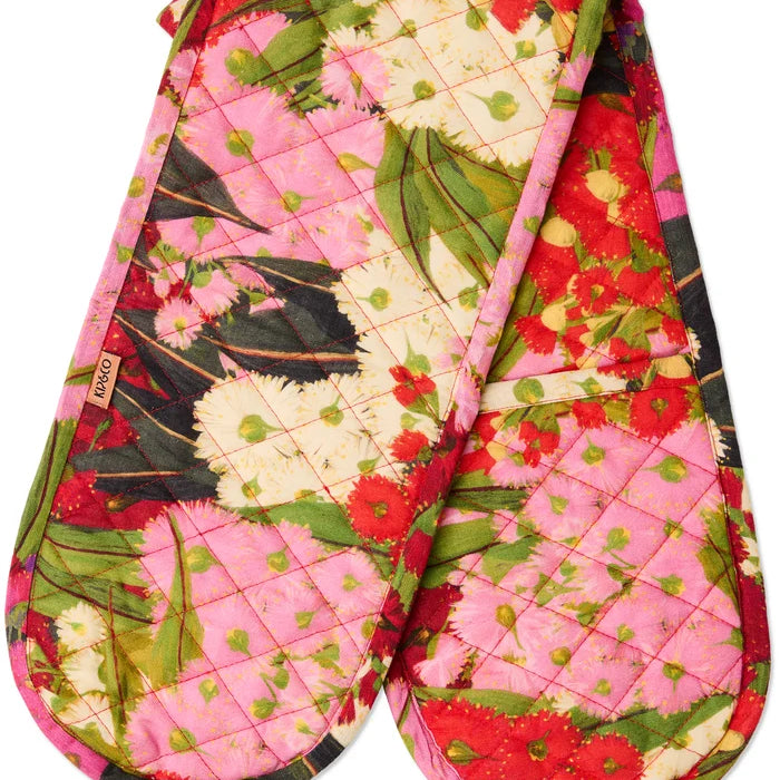 Australian Bush Blossom Double Oven Mitt