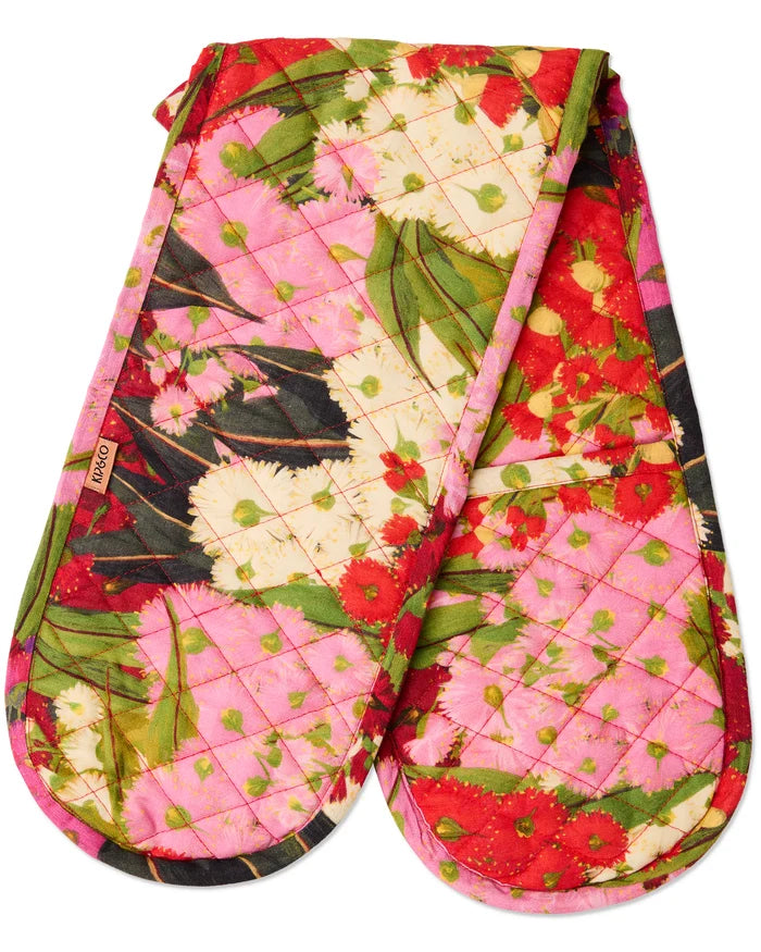 Australian Bush Blossom Double Oven Mitt
