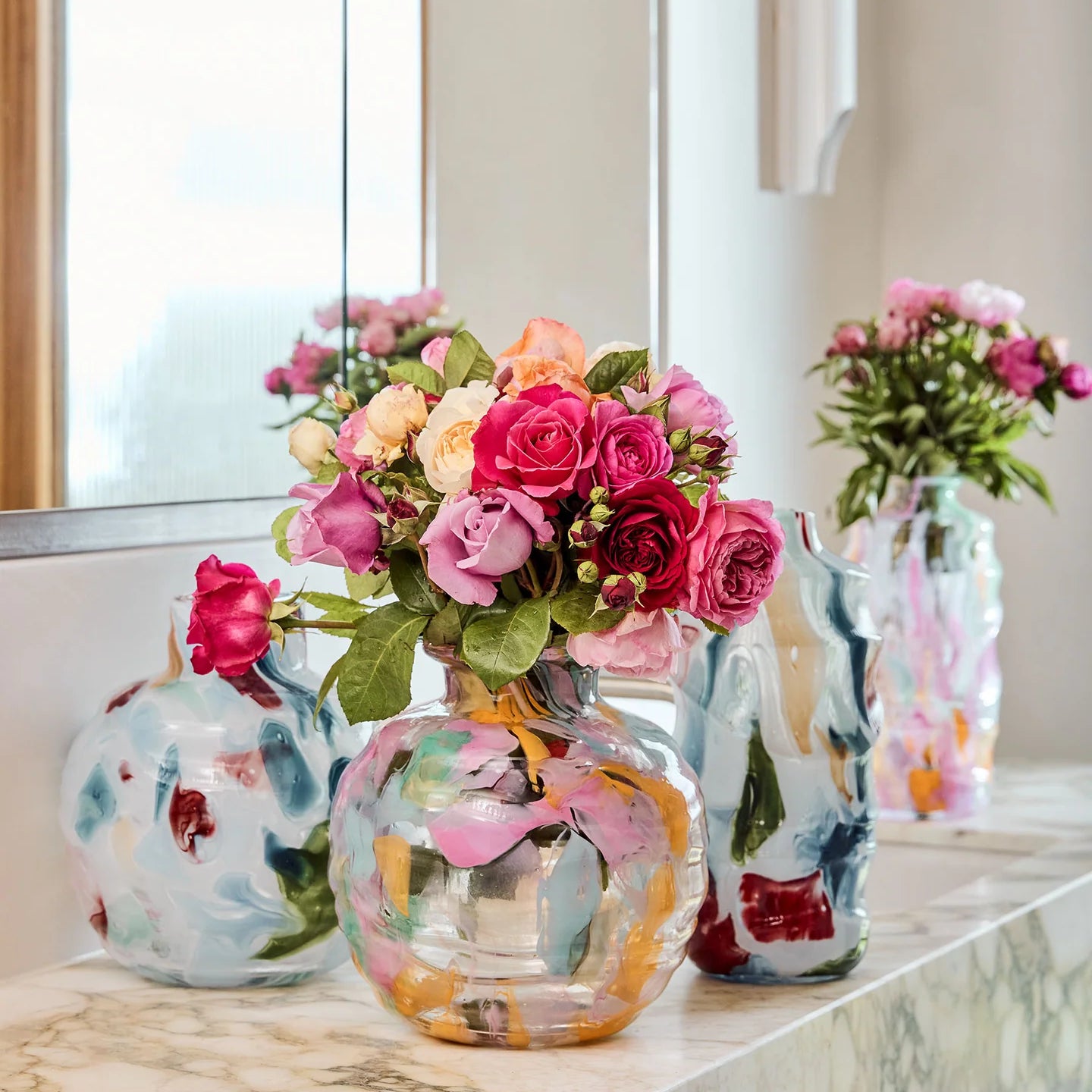 Swirl Sorbet Round Vase
