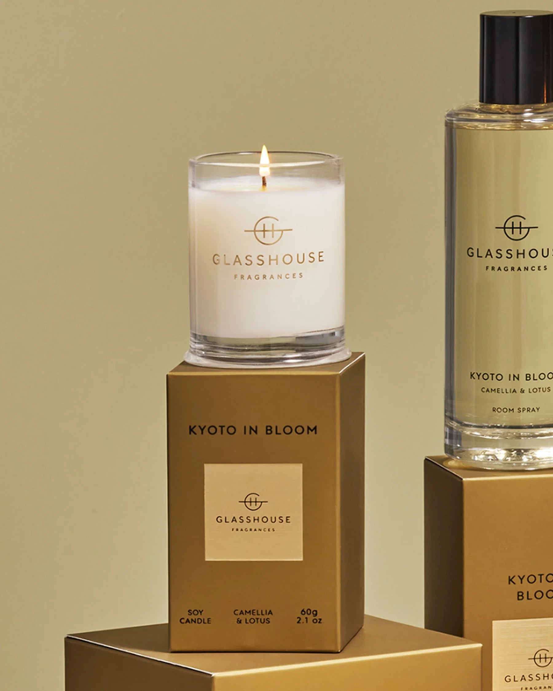 Glasshouse Kyoto in Bloom Soy Candle 60g