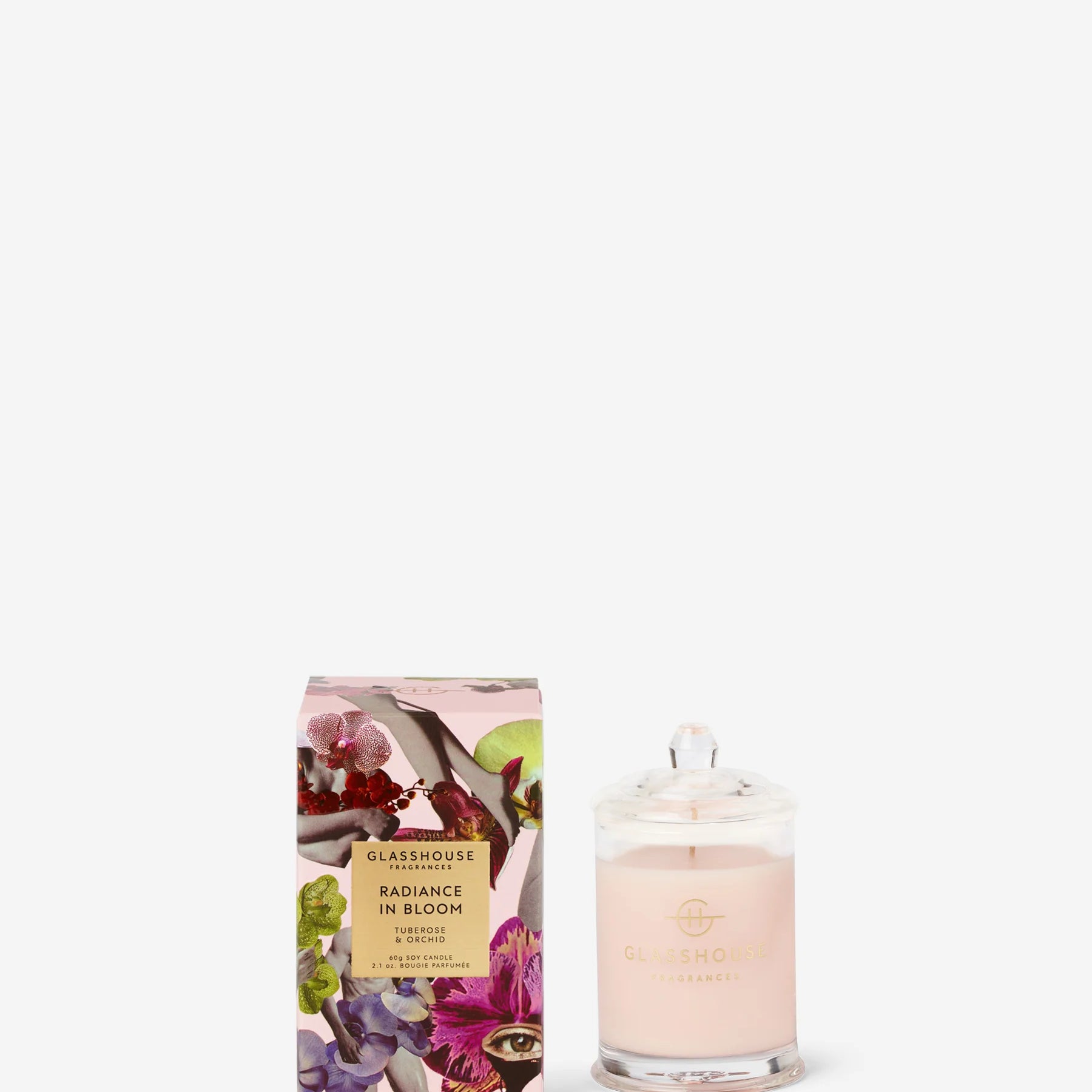 Glasshouse - 60gm Candle - Radiance In Bloom