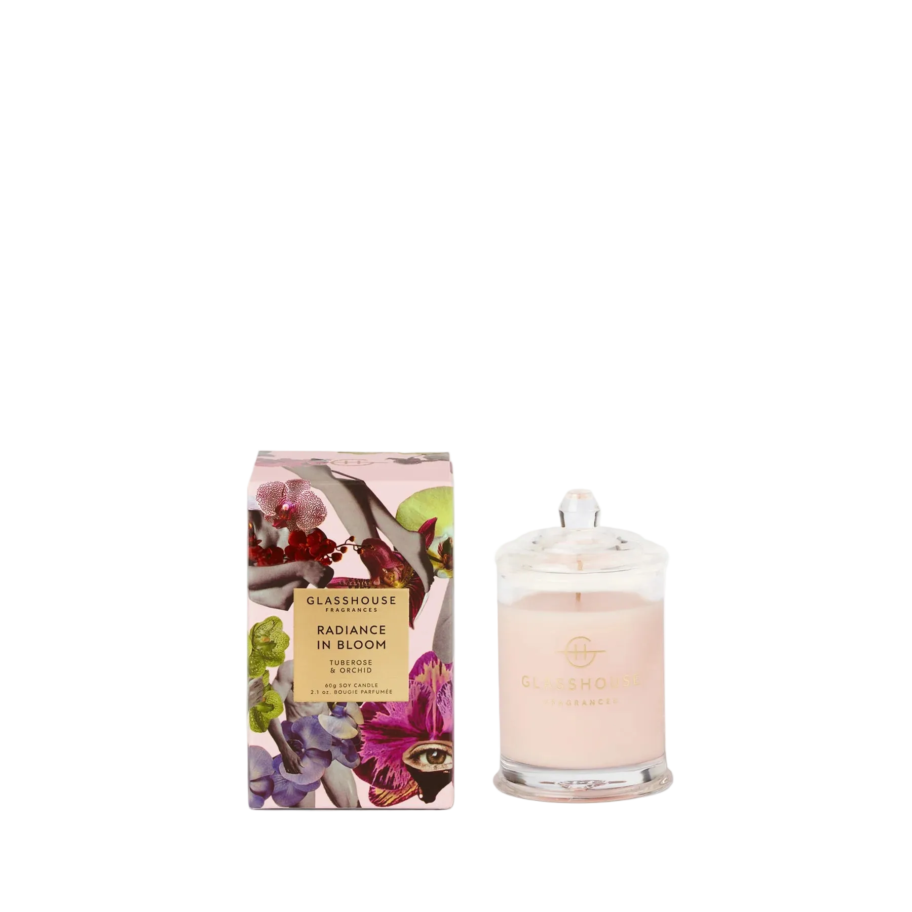 Glasshouse - 60gm Candle - Radiance In Bloom