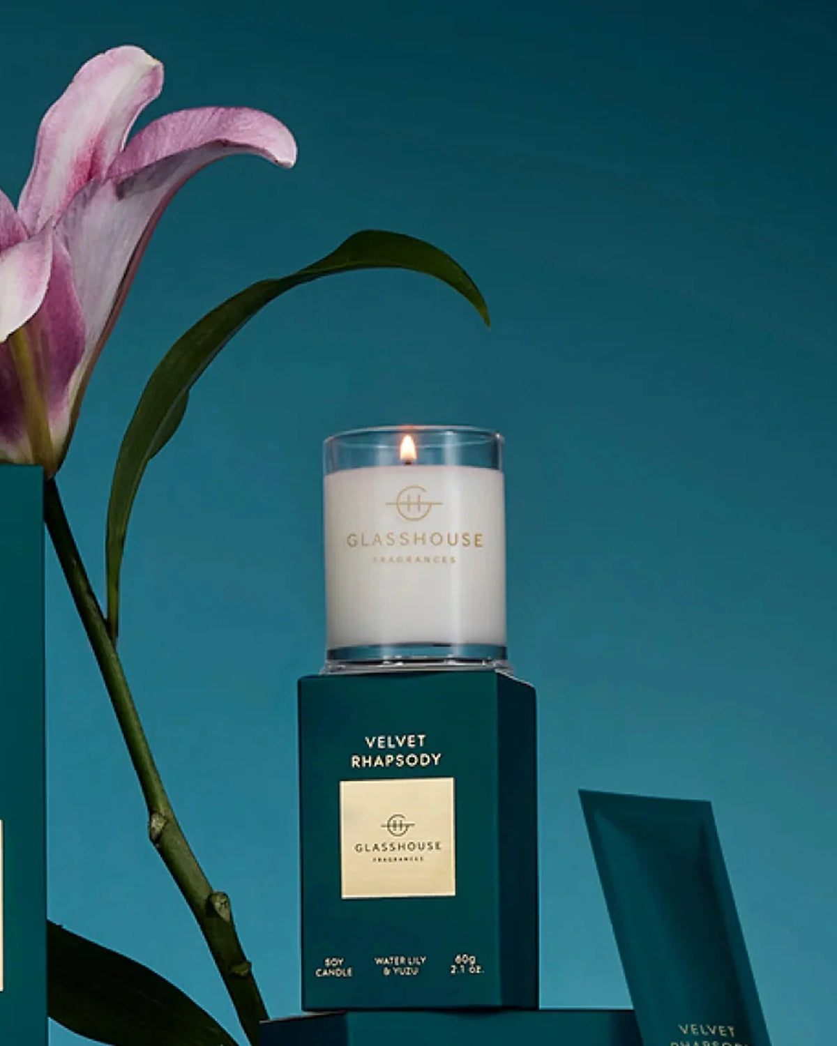 Glasshouse Velvet Rhapsody Soy Candle 60g