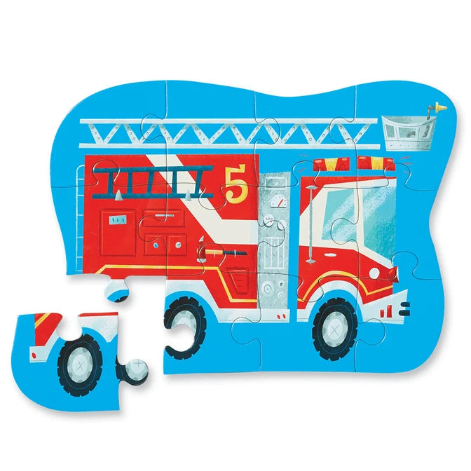 Mini Puzzle 12pcs - Fire Truck
