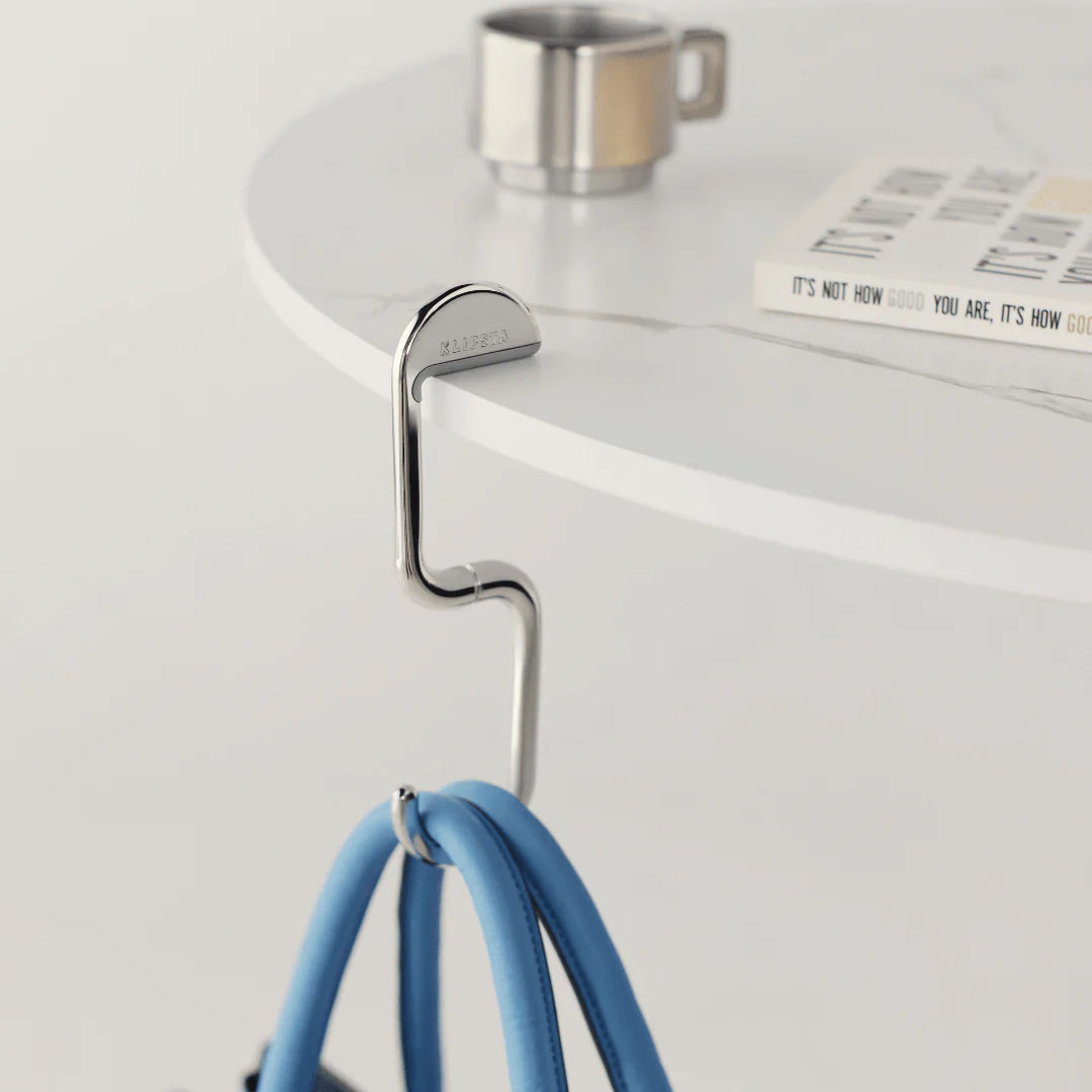 FLIP Bag Hook - Silver