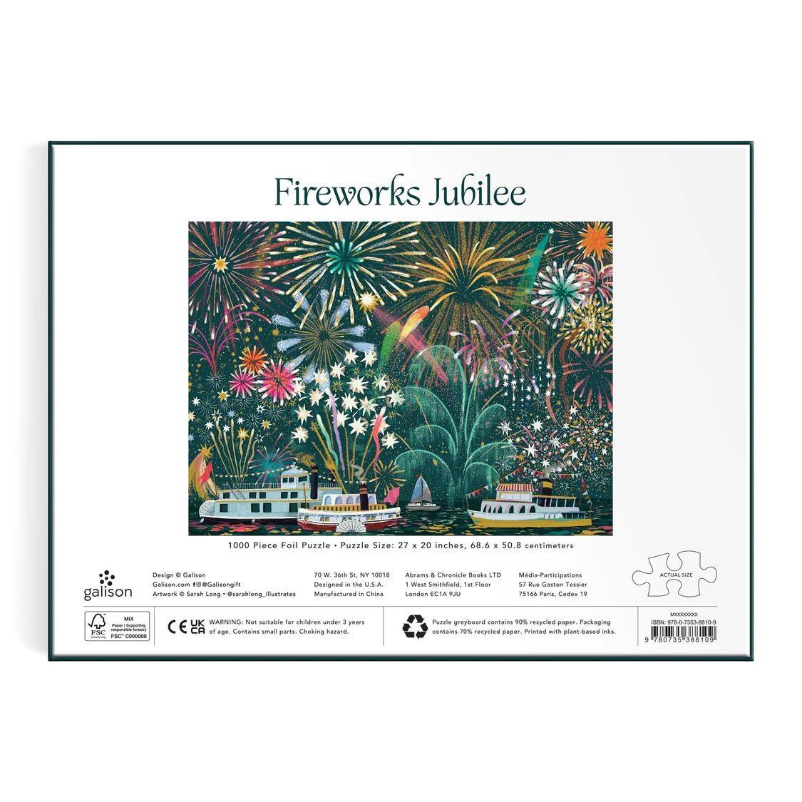 Fireworks Jubilee Foil Puzzle - 1000pc