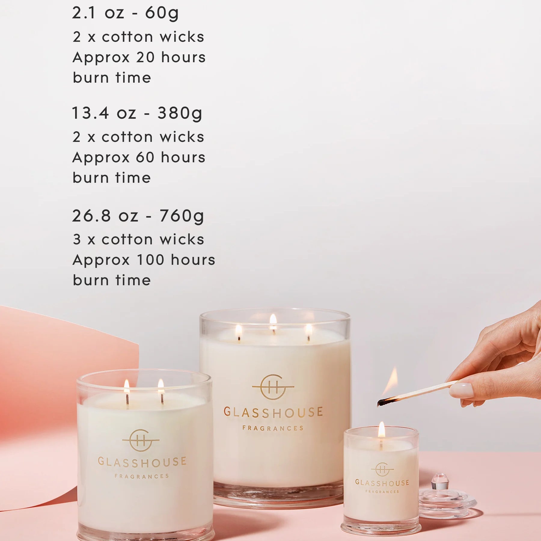 Glasshouse Kyoto in Bloom Soy Candle 60g