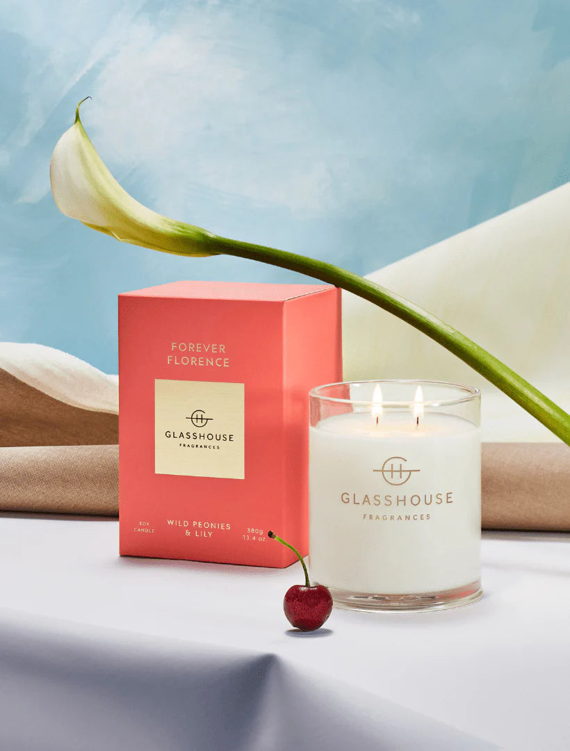 Glasshouse Forever Florence Soy Candle 380g