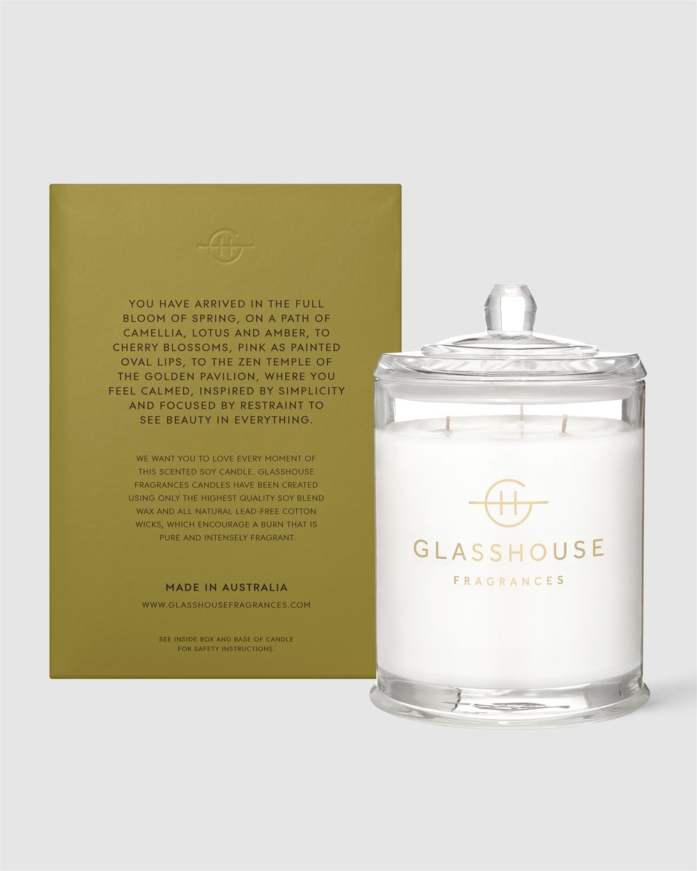 Glasshouse Kyoto in Bloom Soy Candle 760g
