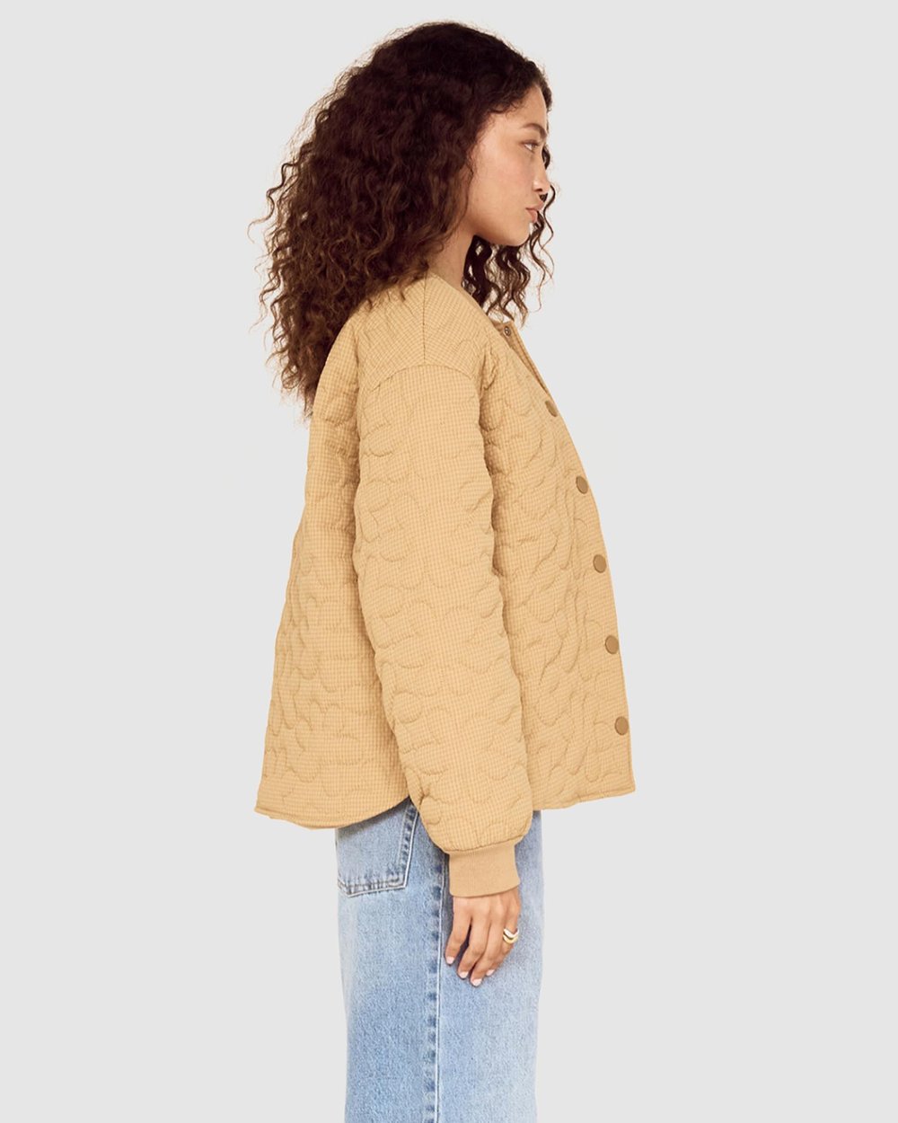Sanna Puffer Jacket - Stone