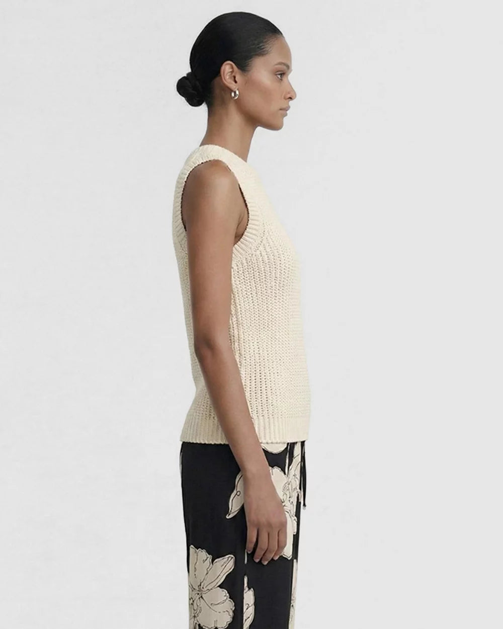 Cove Knit Tank - Natural Beige