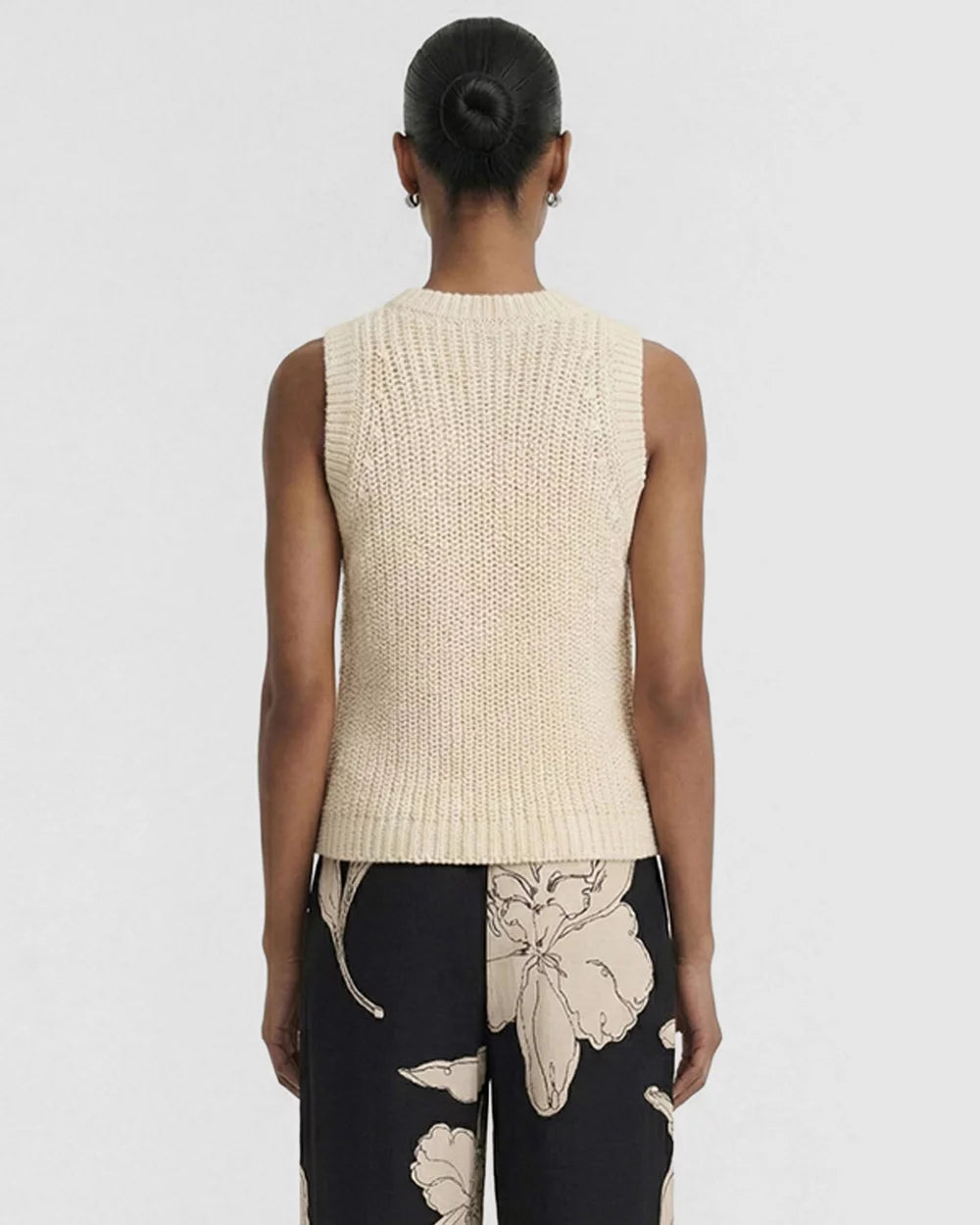 Cove Knit Tank - Natural Beige
