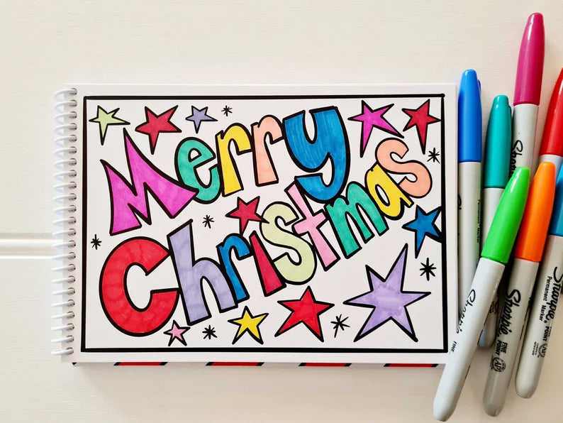 Colour Me in #Christmas