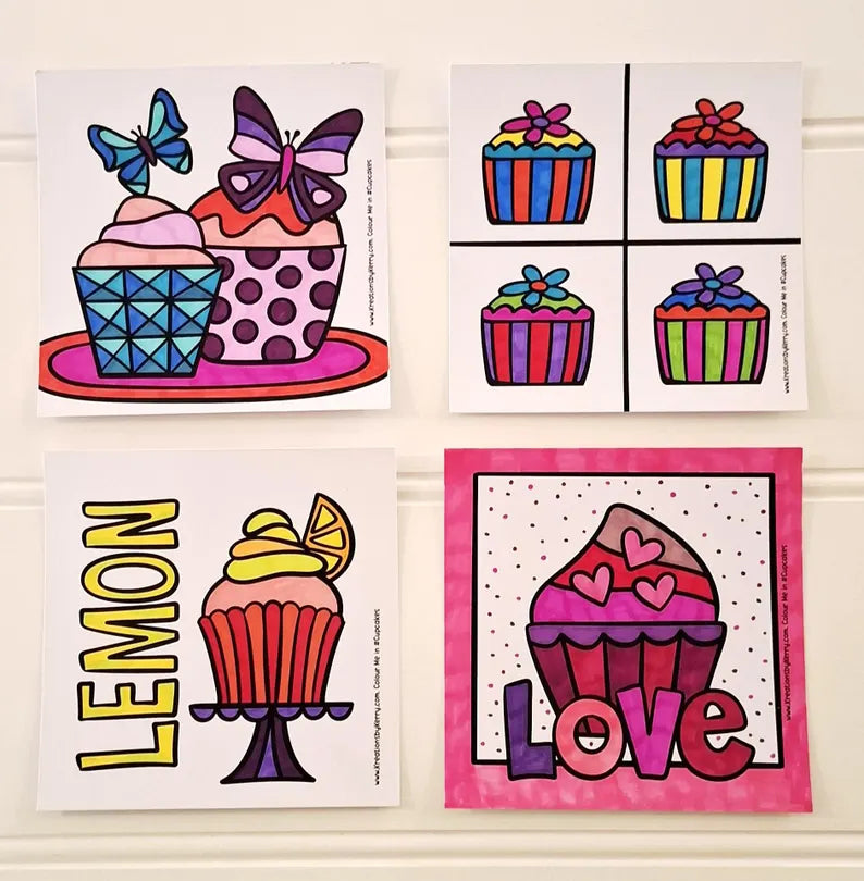 Colour Me In # Cupcakes