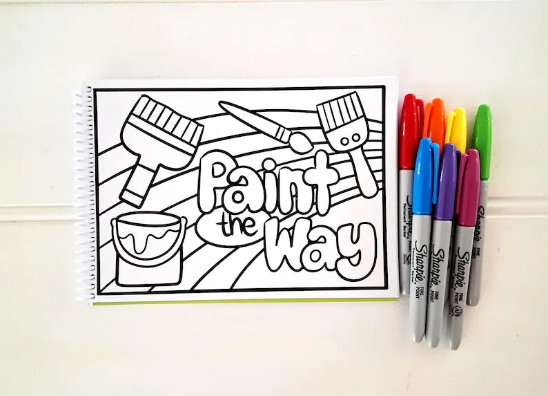 Colour Me In # 5 Green