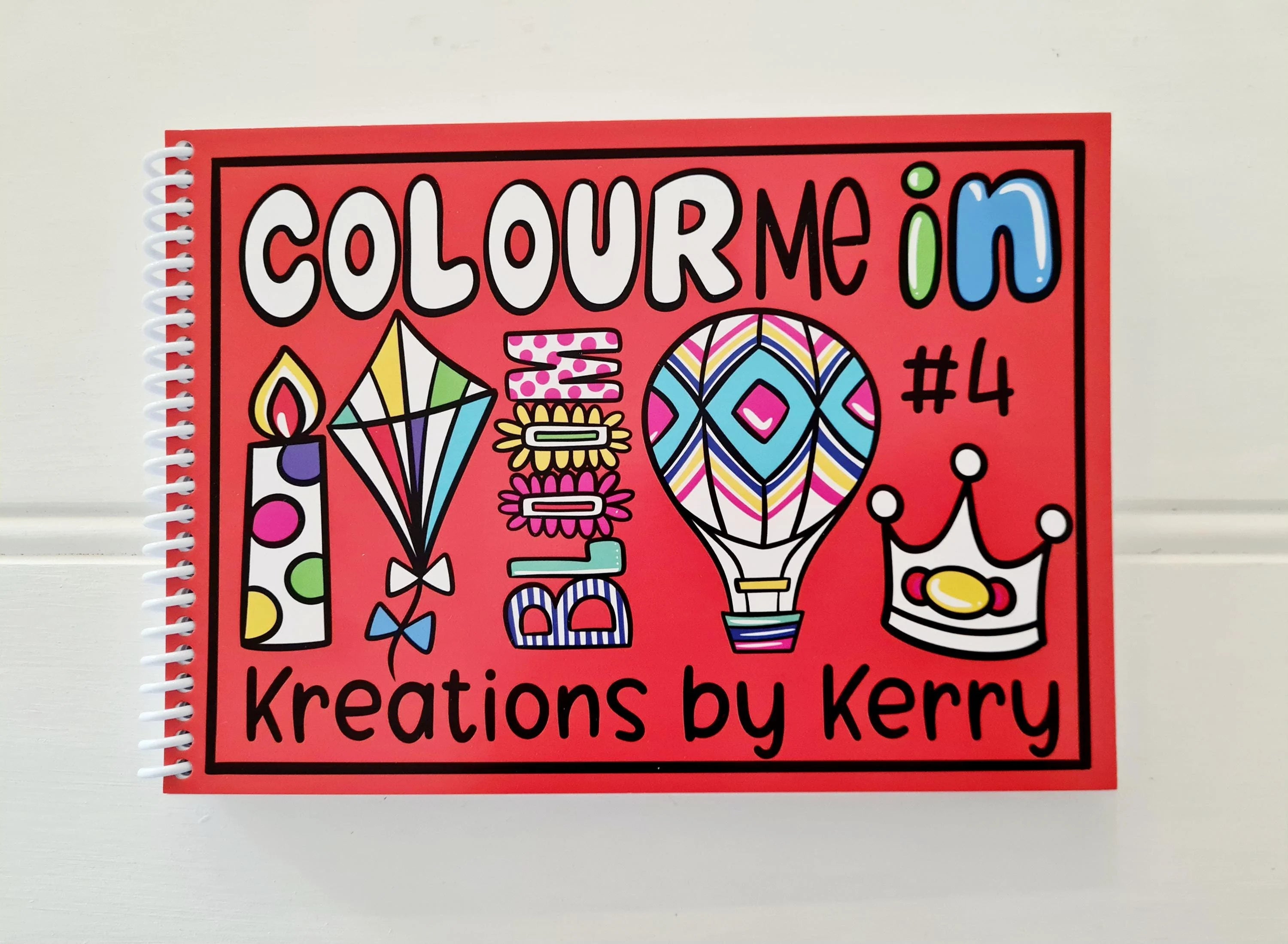 Colour Me In # 4 Red