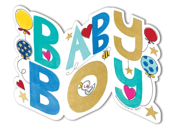 Zig Zag Card - Boy