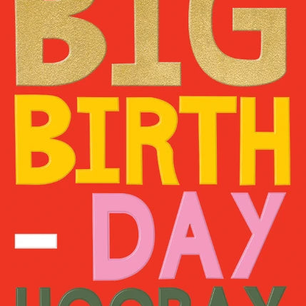 Big Birthday Red