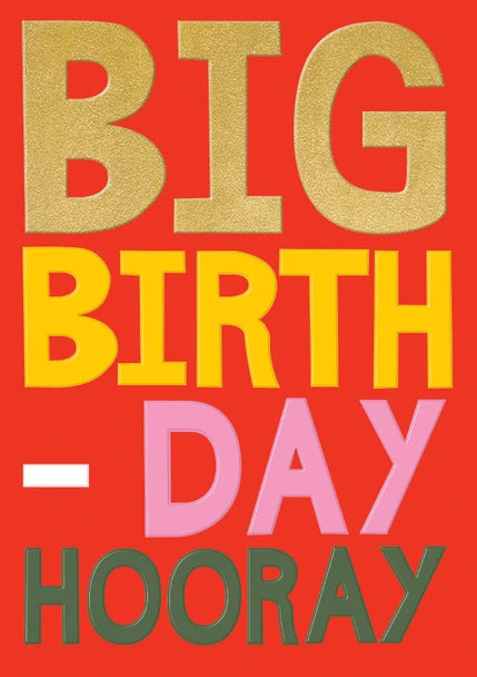 Big Birthday Red