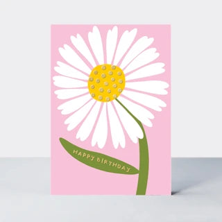 Pink Daisy Happy Birthday