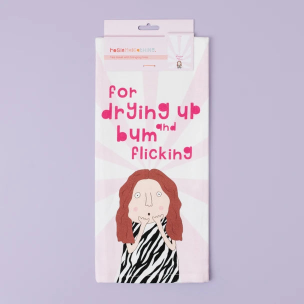 Tea Towel - Bum Flicking
