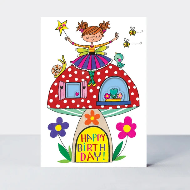 Fairy Mushroom Happy Birthday
