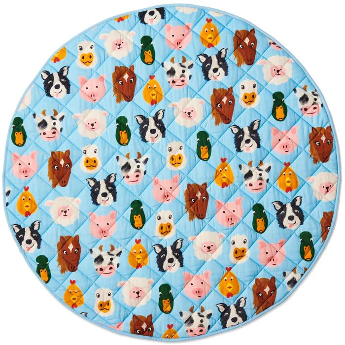 Farm Friends - Quilted Baby Play Mat