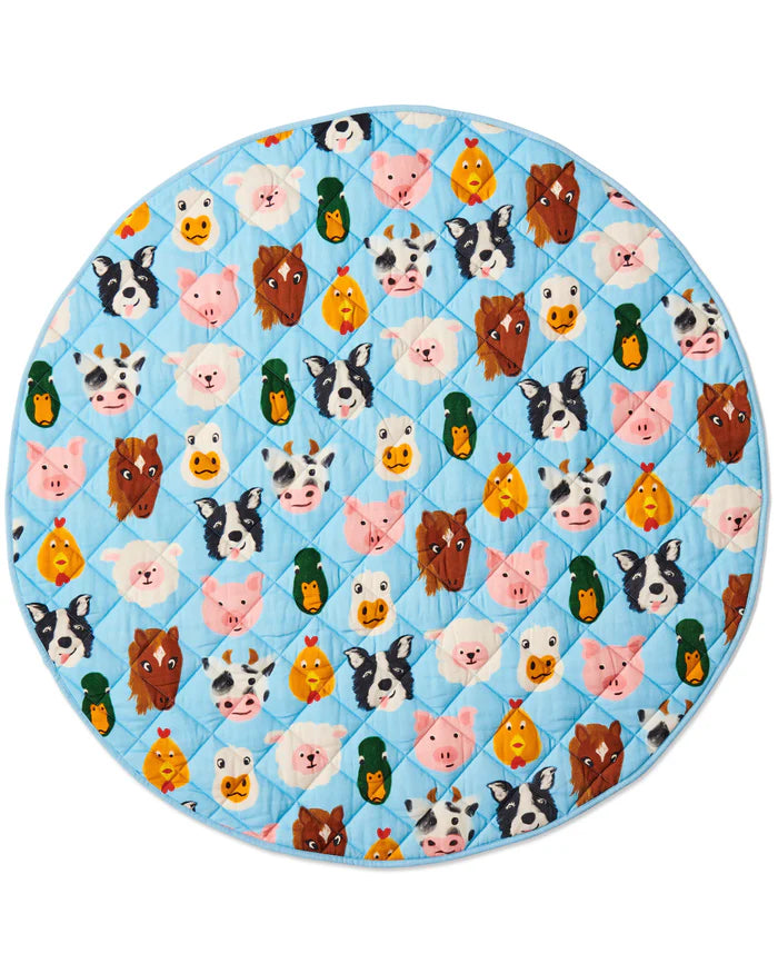 Farm Friends - Quilted Baby Play Mat